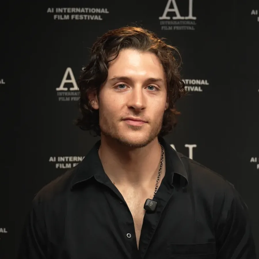 Nate Mayes at the AI International Film Festival, Hollywood