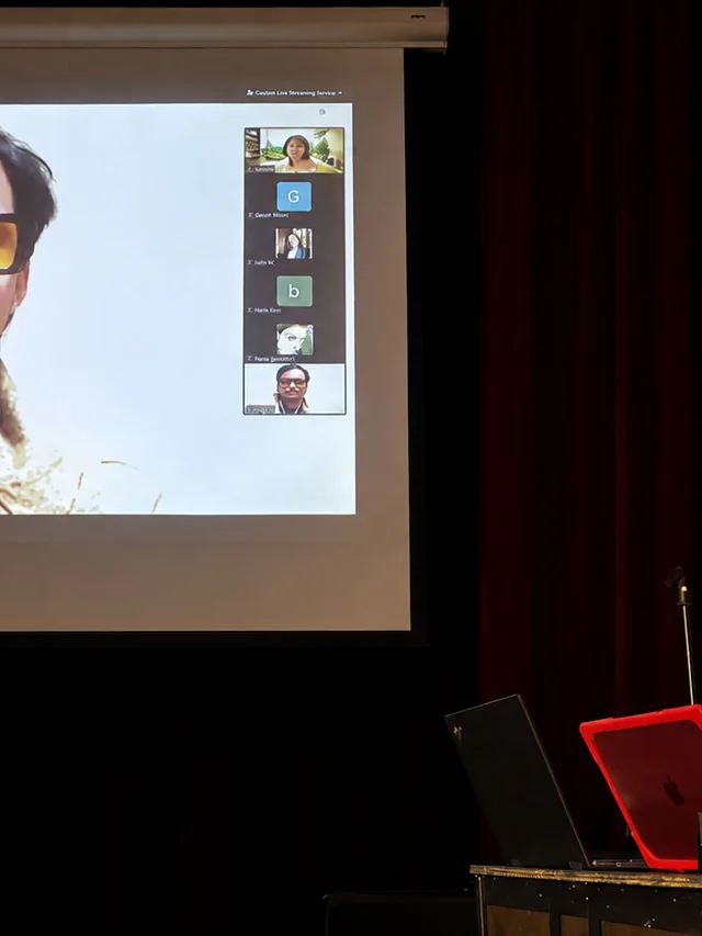 Filmmaker Patrick Ha Chamberlain joins the festival live on screen