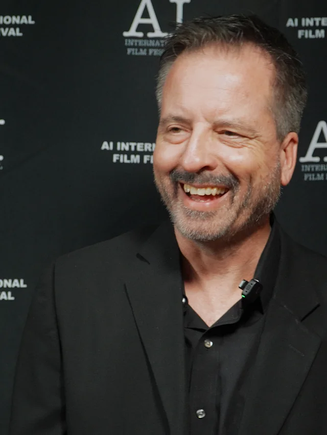 Jeff Antlocer interviewed at the step and repeat
