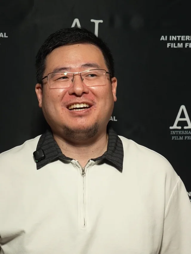 Kai Pan interviewed at the step and repeat